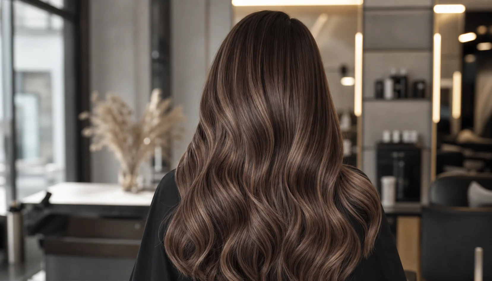 Профессиональное окрашивание волос в DI Luna Studio: Mocha highlights