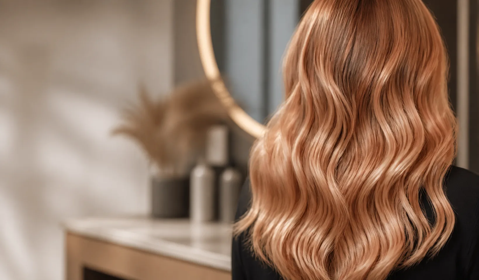 Профессиональное окрашивание волос в DI Luna Studio: Copper blonde